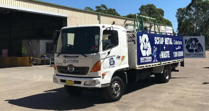 The Mathews Metal Scrap Metal truck