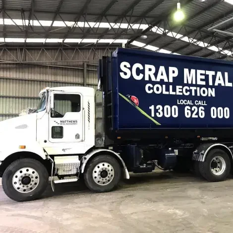scrap metal truck